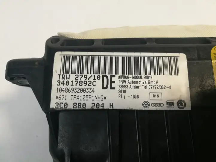 Volkswagen PASSAT CC (2008 - 2012) 3C0880204H Подушка безопасности пассажира — фото 2