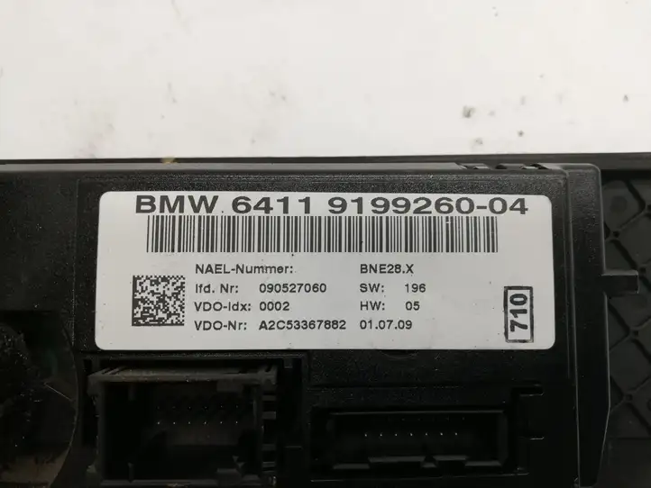 BMW 3 E90 E91 (2005 - 2012) 9199260 Управление климат контролем — фото 5