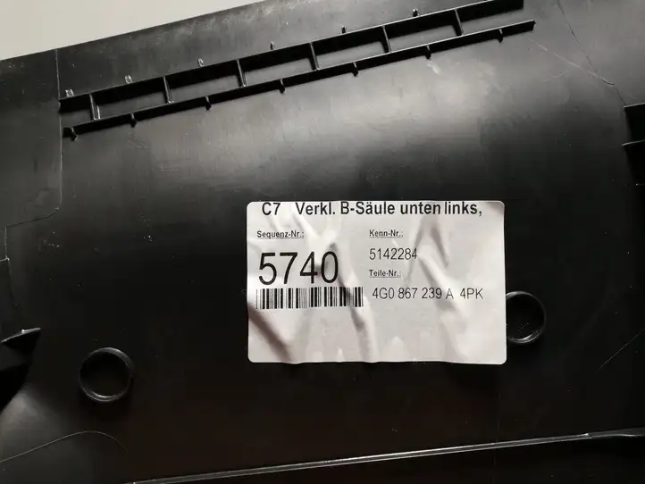 Audi A6 Allroad C7 (2012 - 2014) 4G0867239 Верхняя обшивка стойки B — фото 4