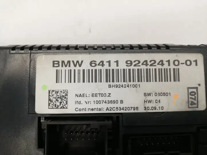 BMW X1 E84 (2009 - 2015) 9242410 Управление климат контролем — фото 5