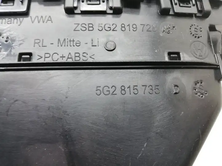 Volkswagen Golf VII (2013 - 2019) 5G2815735 Воздушная решетка панели — фото 5