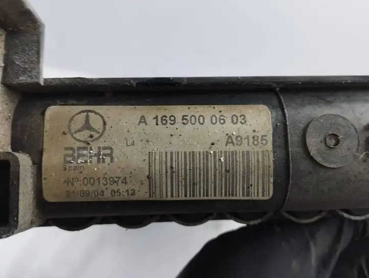 Mercedes-Benz A W169 (2004 - 2012) A1695000603 Радиатор охлаждающей жидкости двигателя — фото 7