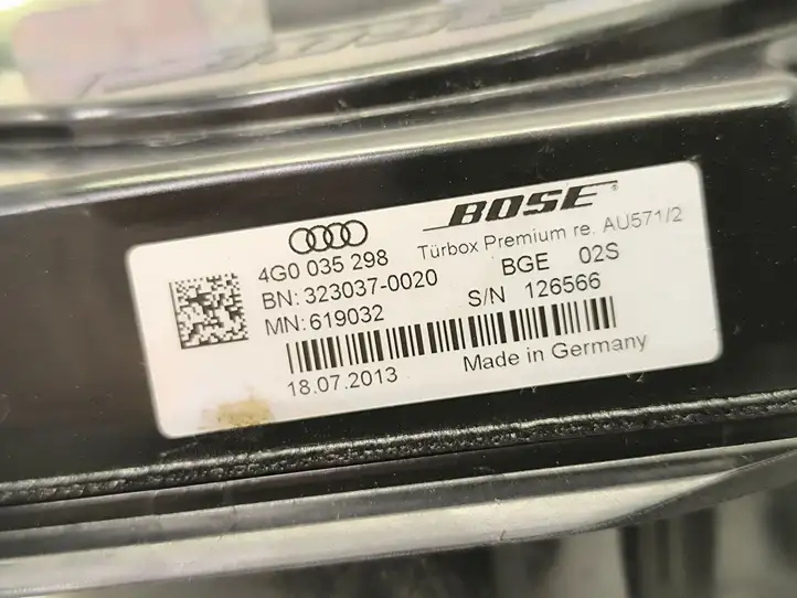 Audi A6 C7 (2011 - 2014) 4G0035298 Динамики передних дверей — фото 6