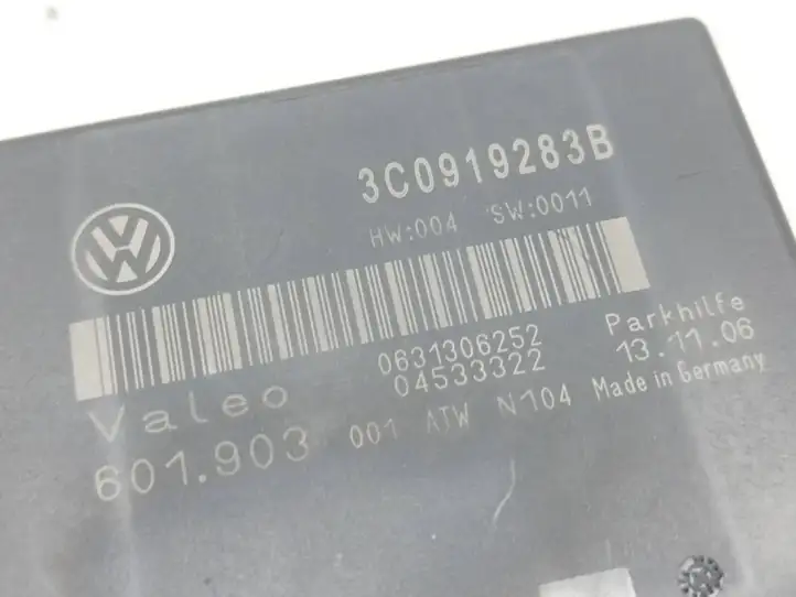 Volkswagen PASSAT B6 (2005 - 2010) 3C0919283B Блок управления парктрониками — фото 5