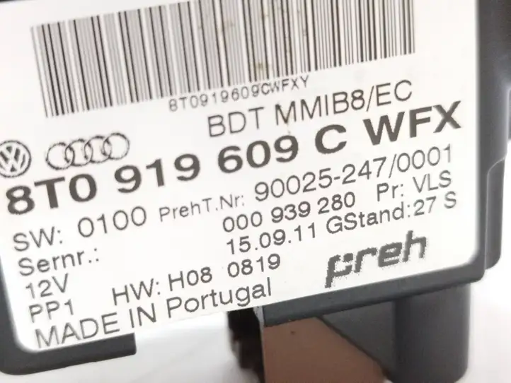 Audi Q5 SQ5 (2008 - 2012) 8T0919609C Контроллер мультимедийной системы — фото 7