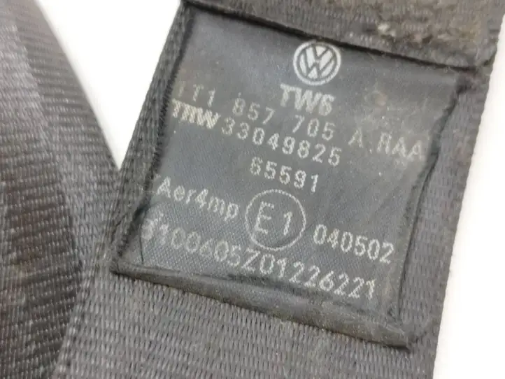 Volkswagen Touran I (2003 - 2010) 1T1857705A Передний ремень безопасности — фото 7