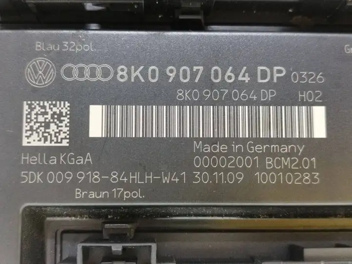 Audi A4 S4 B8 8K (2007 - 2011) 8K0907064DP Модуль комфорта — фото 5