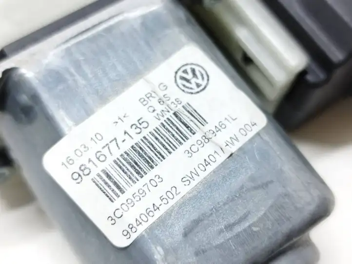Volkswagen PASSAT B6 (2005 - 2010) 3C9839461L Стеклоподъемник задней двери — фото 6
