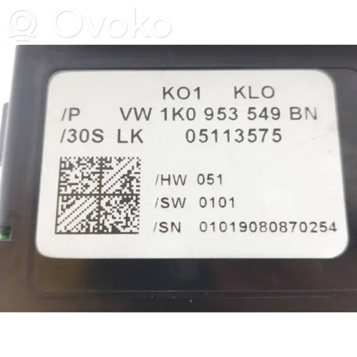 Skoda Octavia Mk2 (1Z) (2004 - 2013) 1K0953549BN Датчик угла поворота руля — фото 6