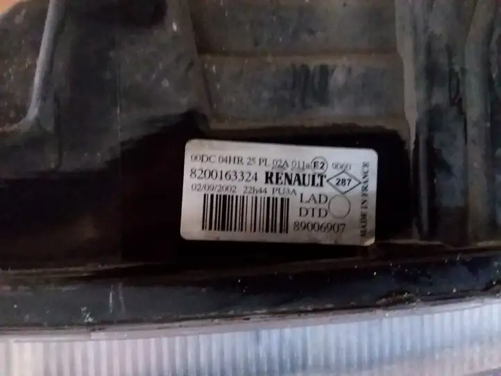 Renault Laguna II (2001 - 2005) 8200163324 Передняя фара — фото 2