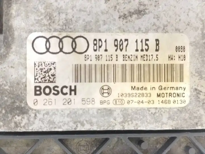 Audi A3/S3 8P (2008 - 2013) 8P1907115B Блок управления двигателем (ЭБУ) — фото 5