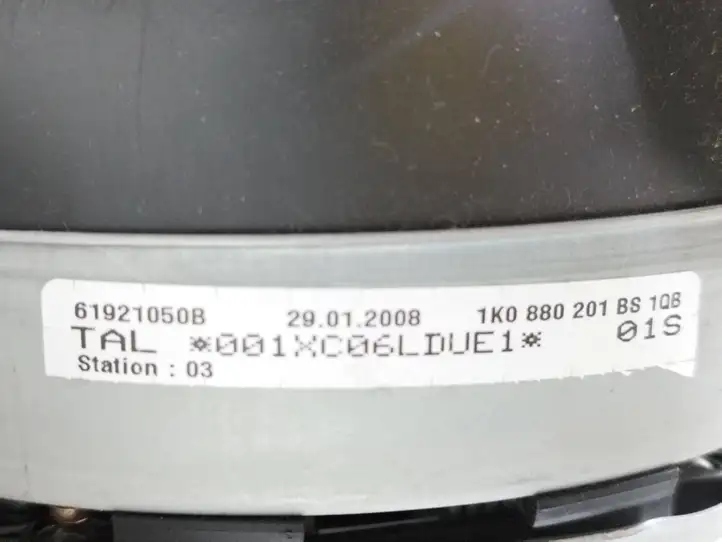 Volkswagen PASSAT B6 (2005 - 2010) 1K0880201BS Подушка безопасности руля — фото 7