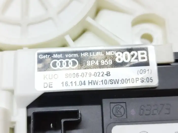 Audi A3/S3 8P (2008 - 2013) 8P4959802B Стеклоподъемник задней двери — фото 6