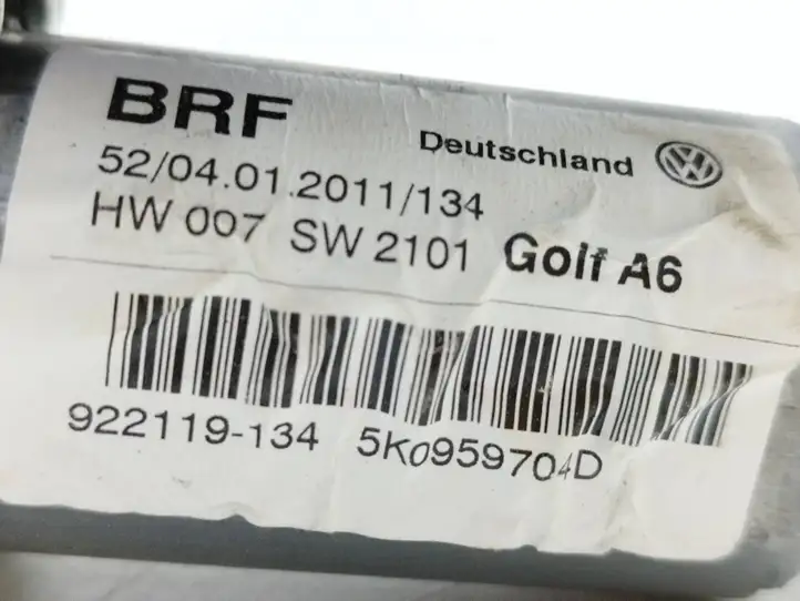 Volkswagen Golf VI (2009 - 2013) 5K0959704D Стеклоподъемник задней двери — фото 8