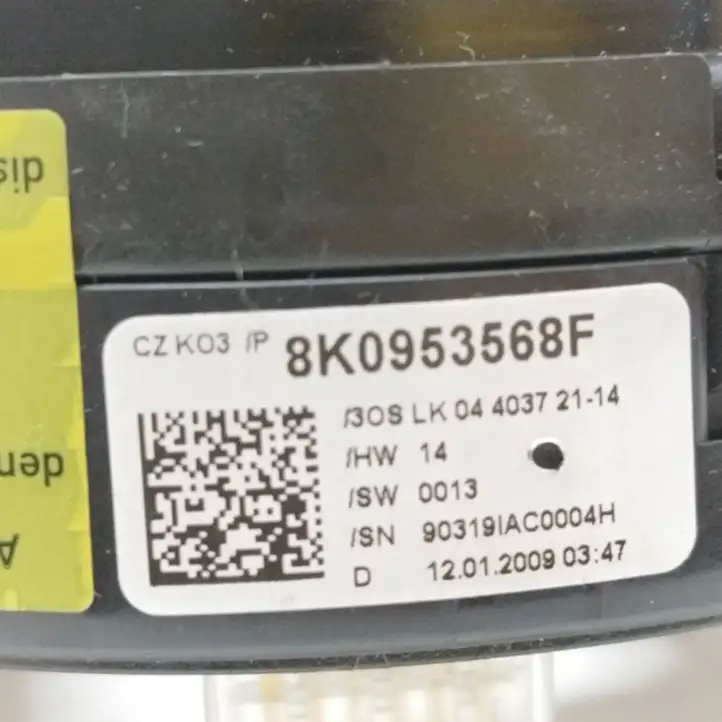 Audi Q5 SQ5 (2008 - 2012) 8K0953568F Контактное кольцо SRS — фото 9