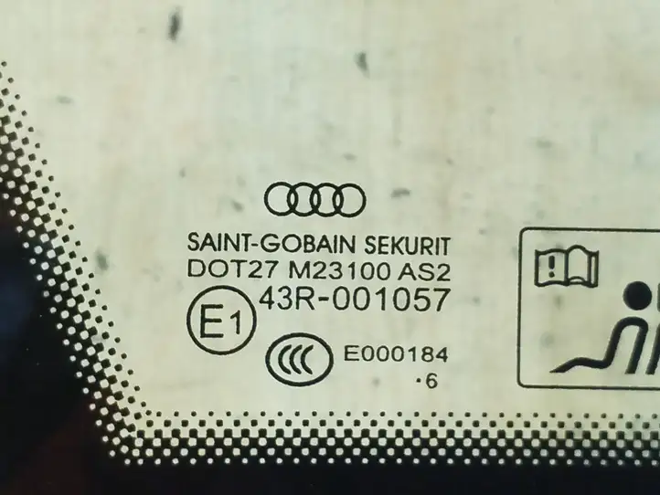 Audi A3/S3 8V (2016 - 2020) 8V4845299A Заднее боковое стекло — фото 2
