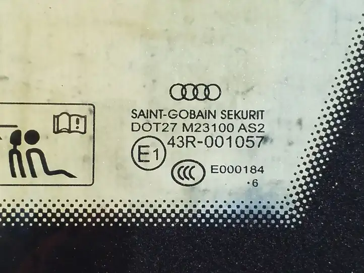 Audi A3/S3 8V (2016 - 2020) 8V4845300A Заднее боковое стекло — фото 3