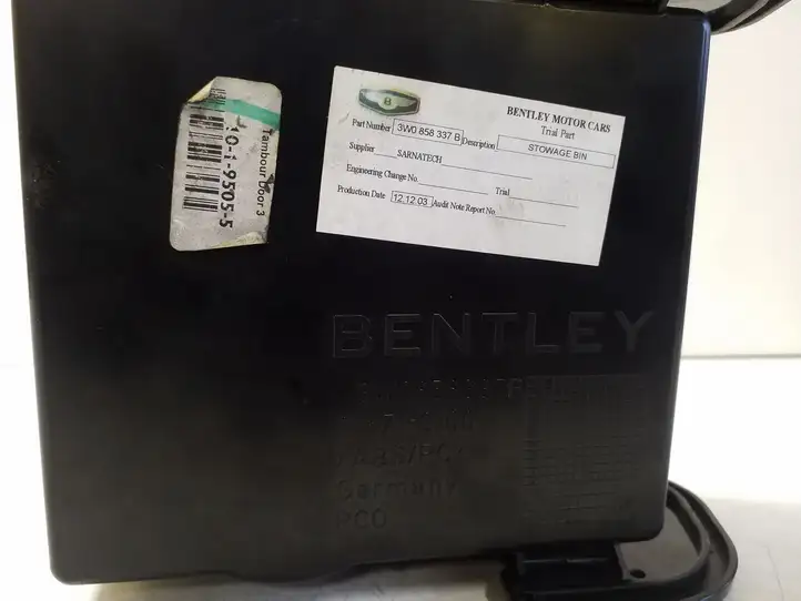 Bentley Continental (2003 - 2017) 3W0858337B Ящик центральной консоли — фото 4