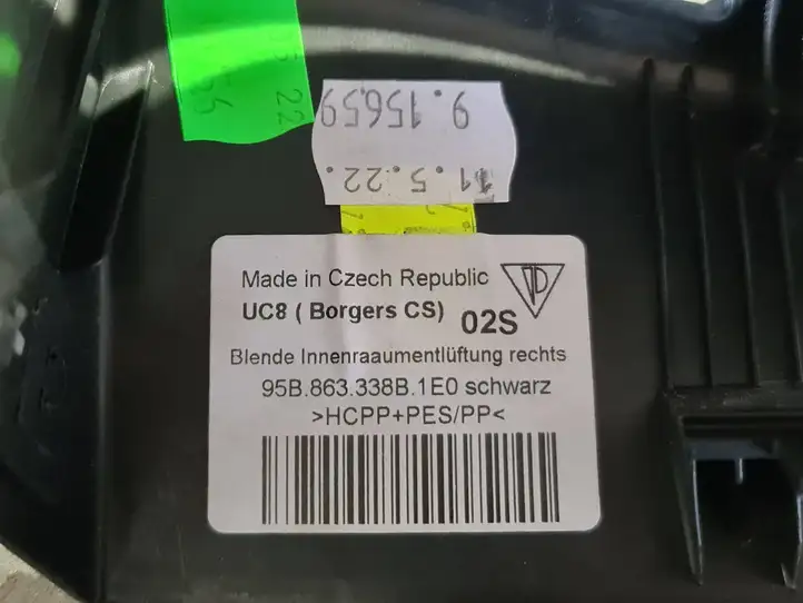 Porsche Macan (95B) (2019 - ) 95B863338B Решетка динамика задней полки — фото 7