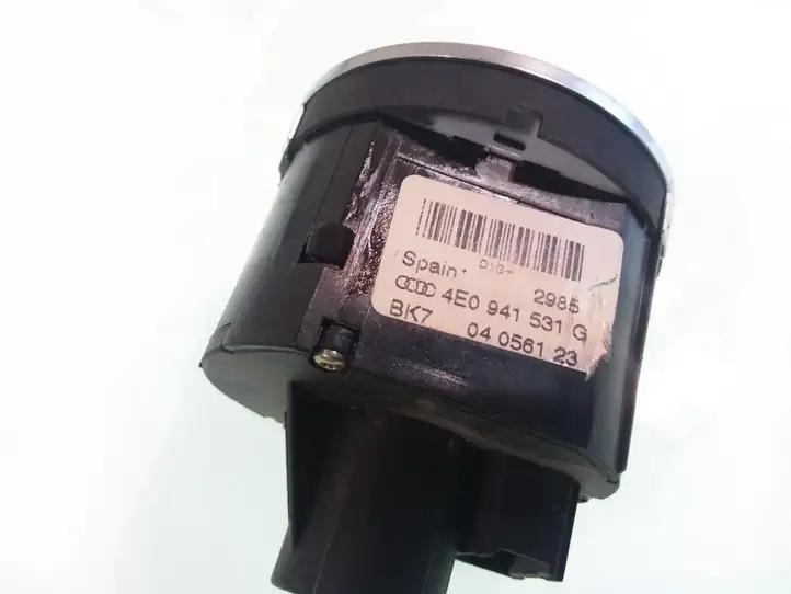 Audi A8 S8 D3 4E (2005 - 2007) 4E0941531G Включатель фонарей — фото 3