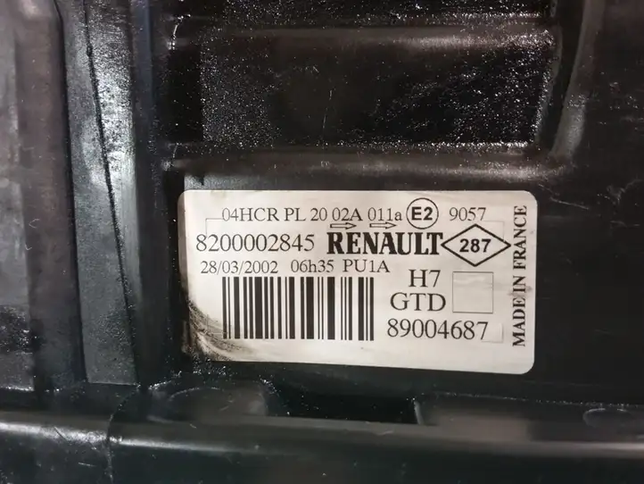 Renault Laguna II (2001 - 2005) 8200002845 Передняя фара — фото 3