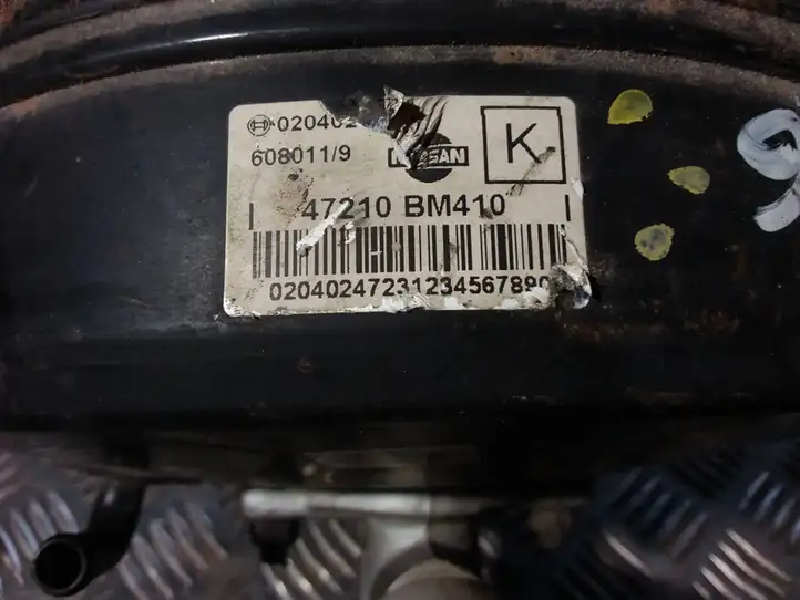 Nissan Almera N16 (2000 - 2010) 47210BM410 Вакуумный усилитель тормозов — фото 2