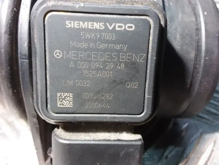 Mercedes-Benz B-class W245 (2005 - 2008) A000094248 Датчик массового расхода воздуха — фото 2