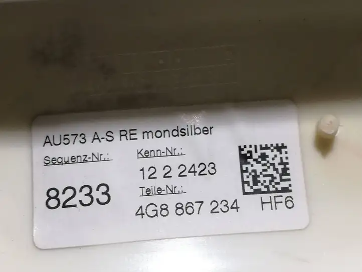 Audi A7 S7 4G (2010 - 2014) 4G8867234 Обшивка стойки A — фото 2