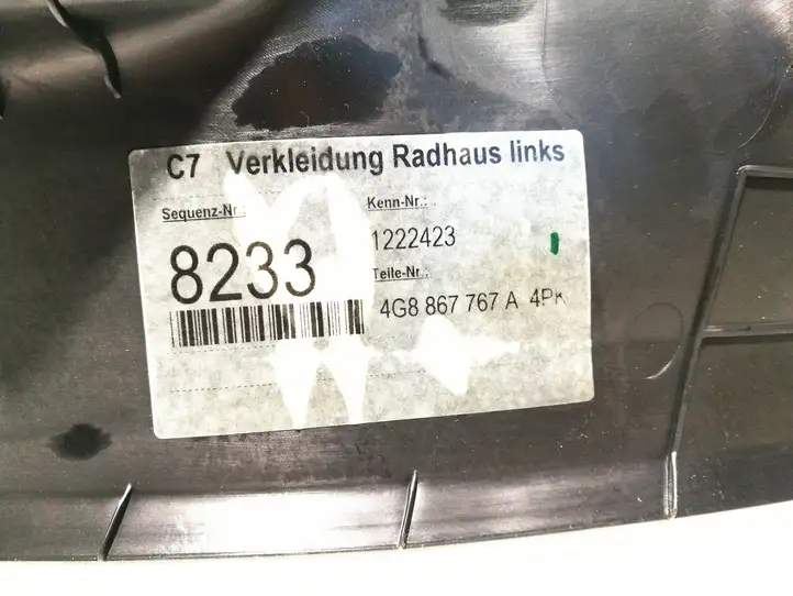 Audi A7 S7 4G (2010 - 2014) 4G8867767A Внутренняя отделка заднего порога — фото 2