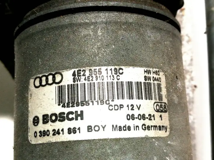 Audi A8 S8 D3 4E (2005 - 2007) 4E2955119C Комплект механизма стеклоочистителей — фото 2