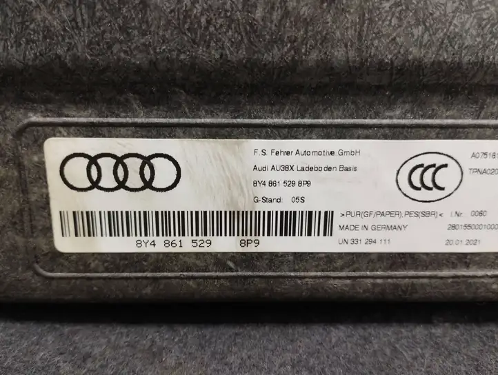 Audi A3/S3 8Y (2020 - ) 8Y4861529 Пол багажника — фото 2