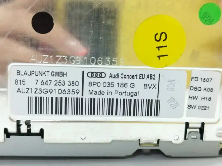 Audi A3/S3 8P (2008 - 2013) 8P0035186G Магнитола / мультимедийная система — фото 9