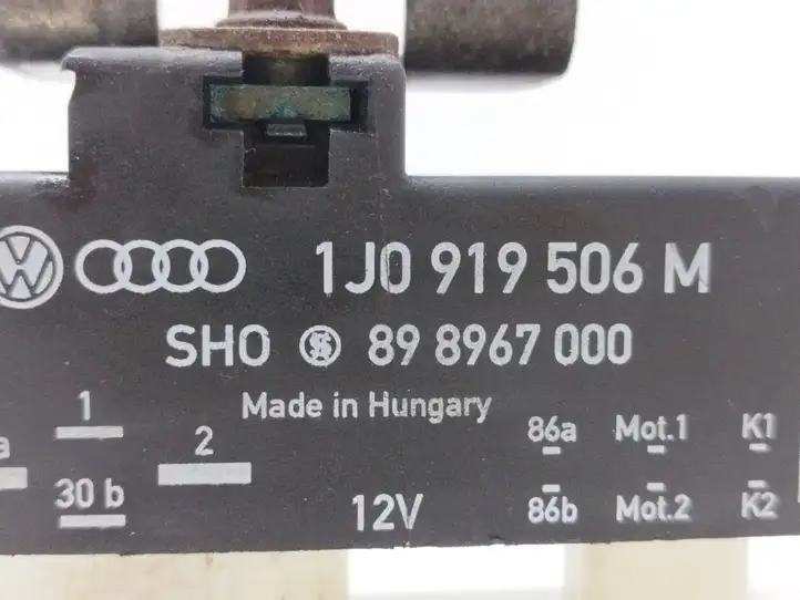 Skoda Fabia Mk2 (5J) (2007 - 2014) 1J0919506M Реле вентилятора охлаждения — фото 2