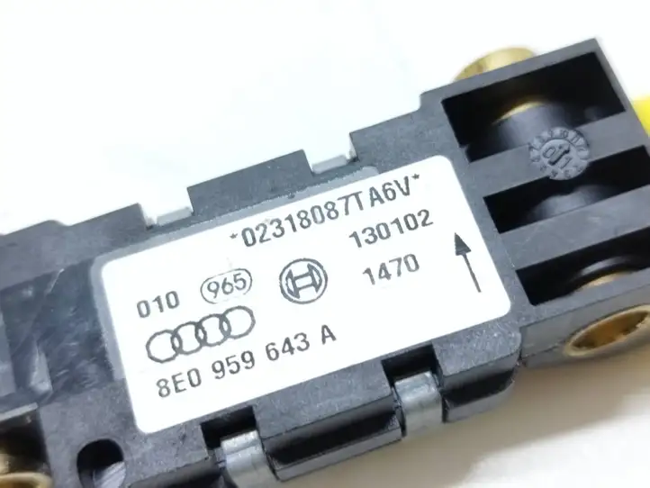 Audi A4 S4 B6 8E 8H (2000 - 2006) 8E0959643A Датчик удара SRS — фото 5