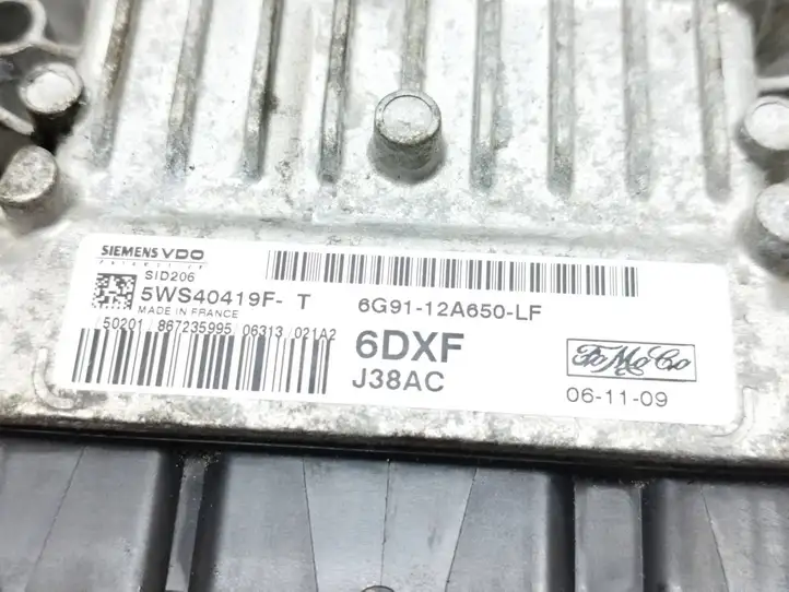 Ford S-MAX (2006 - 2010) 6G9112A650LF Блок управления двигателем (ЭБУ) — фото 5