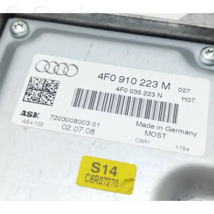 Audi A6 S6 C6 4F (2008 - 2011) 4F0910223M Усилитель звука — фото 5