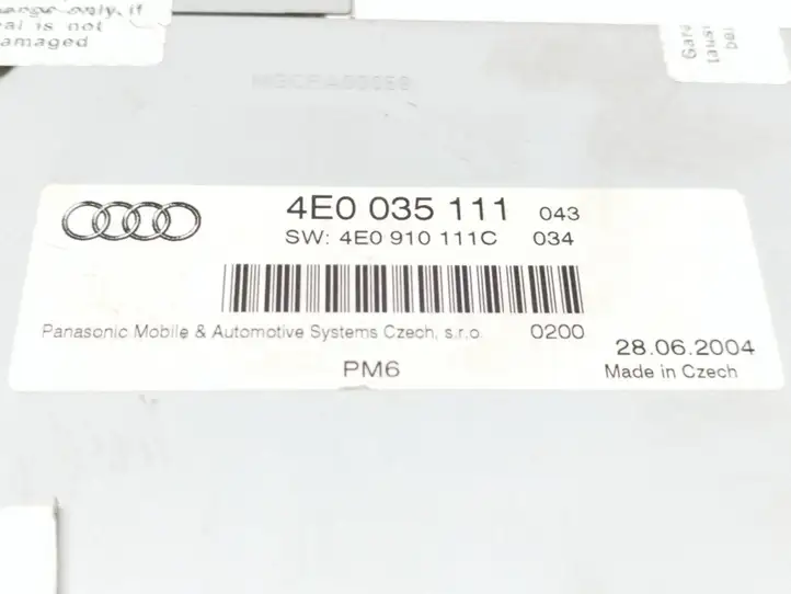 Audi A6 S6 C6 4F (2008 - 2011) 4E0035111 CD/DVD чейнджер — фото 6