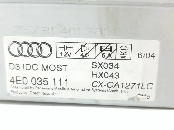 Audi A6 S6 C6 4F (2008 - 2011) 4E0035111 CD/DVD чейнджер — фото 7