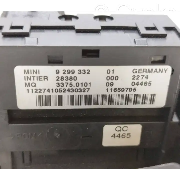 Mini One Cooper R50-53 (2000 - 2012) 9299332 Включатель зажигания и стартера — фото 5