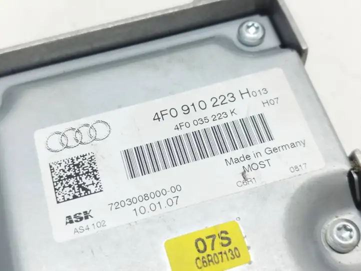 Audi A6 S6 C6 4F (2004 - 2008) 4F0910223H Усилитель звука — фото 5