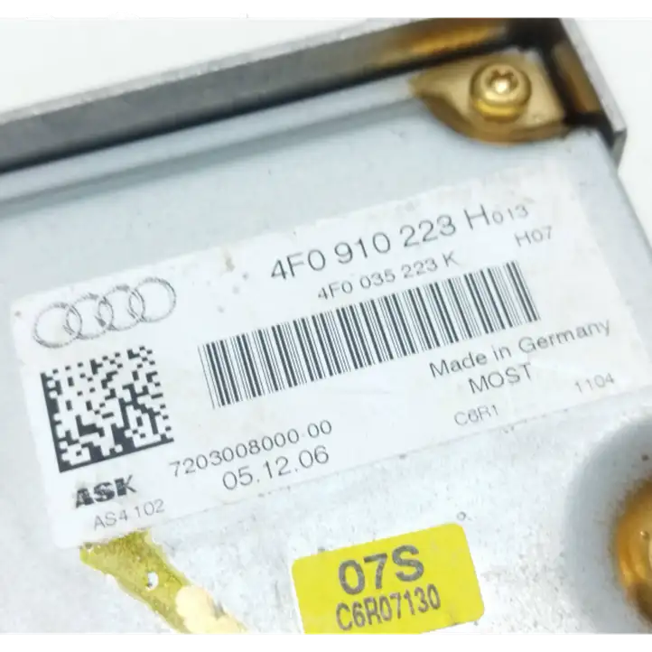 Audi A6 S6 C6 4F (2004 - 2008) 4F0910223H Усилитель звука — фото 5
