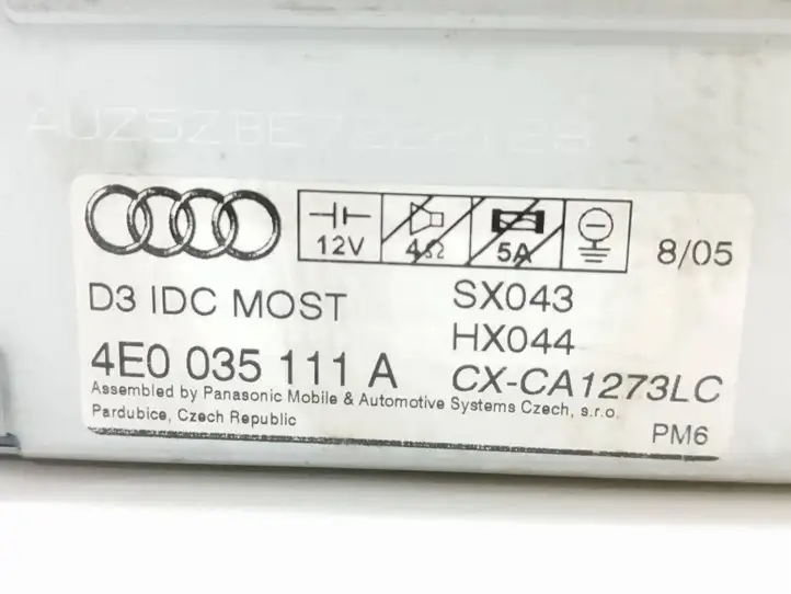 Audi A6 S6 C6 4F (2004 - 2008) 4E0035111A CD/DVD чейнджер — фото 6