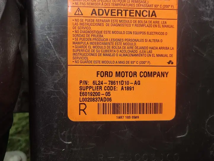 Ford Explorer (2005 - 2010) 6L2478611D10AG Подушка безопасности сиденья — фото 3