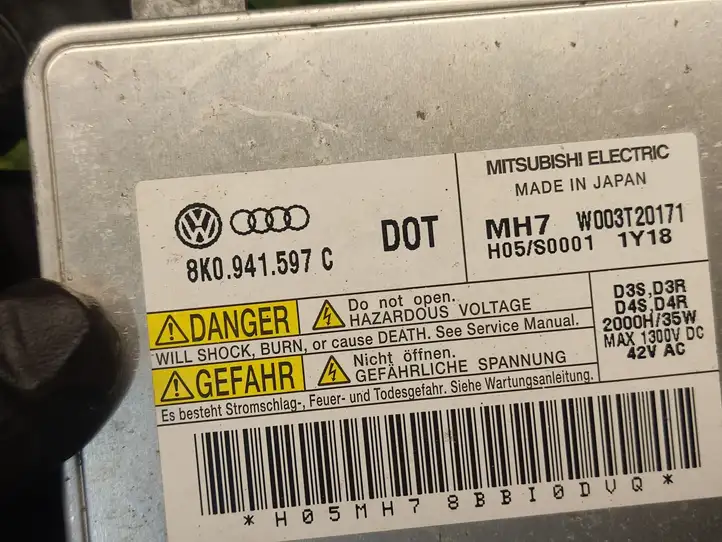 Audi Q5 SQ5 (2008 - 2012) 8K0941597C Блок розжига ксенона — фото 4
