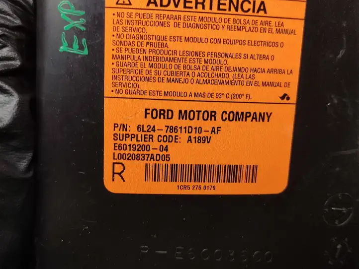 Ford Explorer (2005 - 2010) 6L2478611D10AF Подушка безопасности сиденья — фото 4