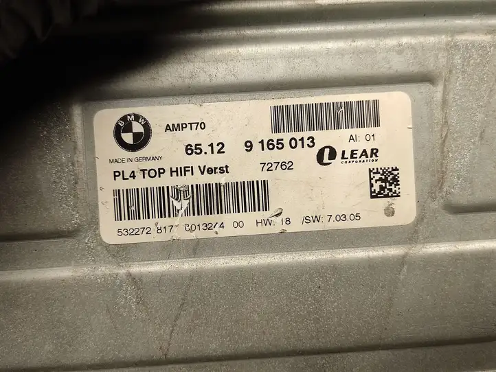 BMW X5 E70 (2006 - 2013) 9165013 Усилитель звука — фото 4