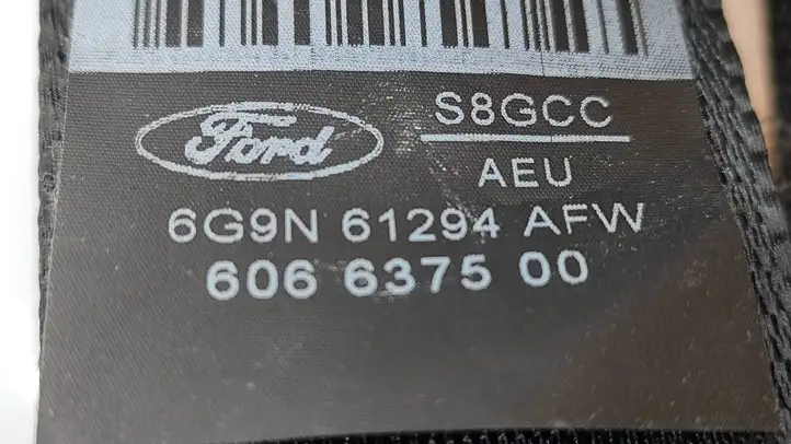 Ford Mondeo MK IV (2007 - 2014) 6G9N61294AFW Передний ремень безопасности — фото 4