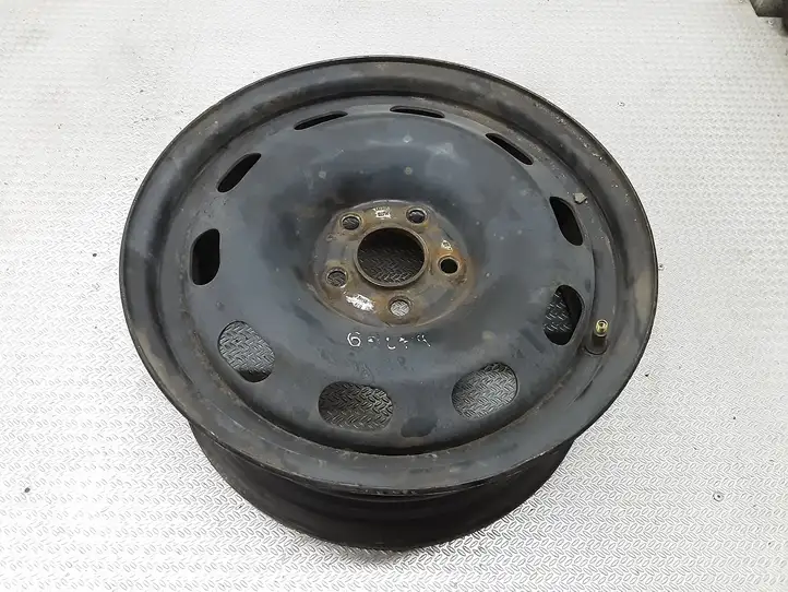 Volkswagen Bora (1998 - 2005) 1J0601027H Стальной штампованный диск R15 — фото 1