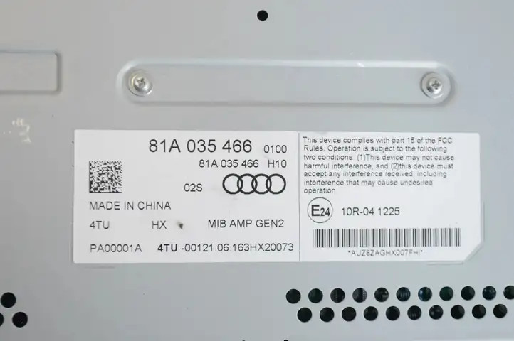 Audi A3/S3 8V (2012 - 2016) 81A035466 Усилитель звука — фото 6