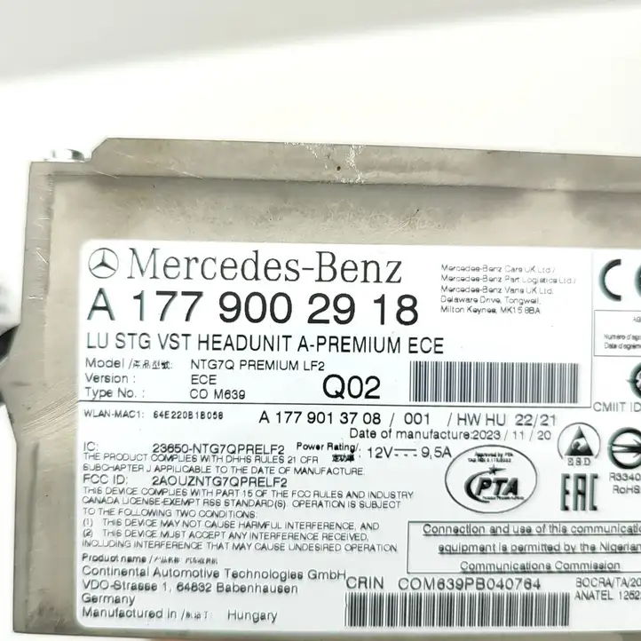 Mercedes-Benz GLE W167 (2019 - ) A1779002918 Магнитола / мультимедийная система — фото 6